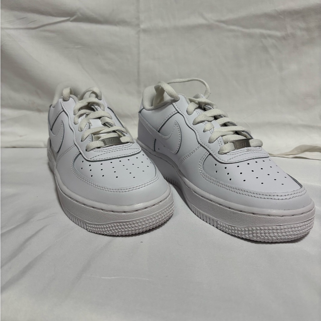 White Boys Size 7y Air Force Ones